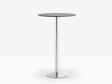 TONDA 4154 - Round steel contract table by Pedrali