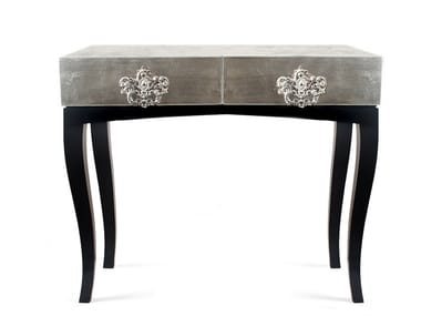 TRINITY - Rectangular mahogany bedside table with drawers by Boca do Lobo