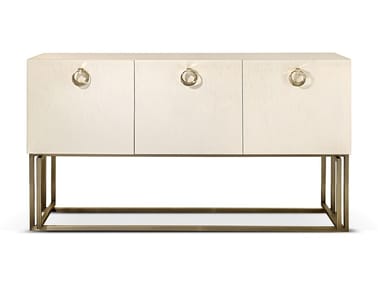 VOYAGE - Wooden sideboard with doors by Cantori