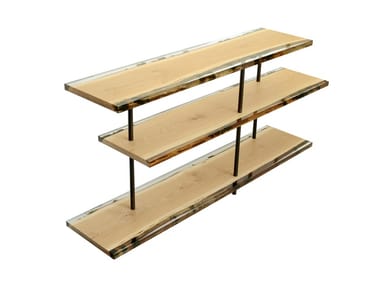WOODPILE - Open modular shelving unit by alcarol