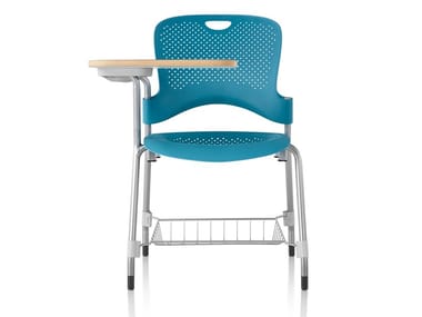CAPER - Nylon¢ç training chair with writing tablet by Herman Miller