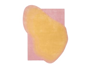 CHROMA SPILL - Handmade Himalayan Wool rug by CC-Tapis