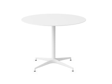 CIVIC - Round table with 4-star base by Herman Miller