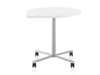 EVERYWHERE TEAR DROP - Table with castors by Herman Miller
