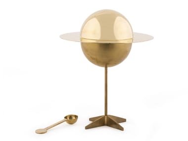LUNAR - Brass sugar bowl