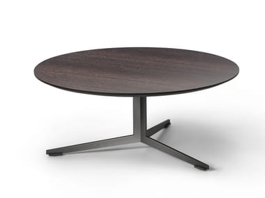 OYDO - Round oak coffee table by Lema