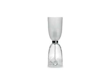 ALMA - Glass table lamp by Poltrona Frau