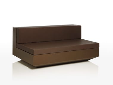 VELA L 160 - Modular polyethylene garden sofa by Vondom
