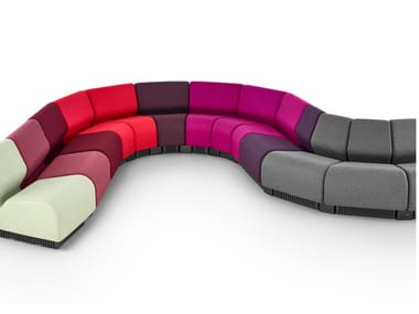 CHADWICK - Sectional modular fabric sofa by Herman Miller