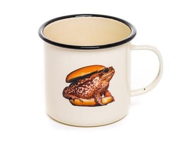 TOAD - Enamelled metal mug