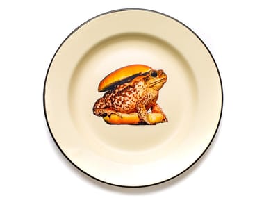 TOAD - Enamelled metal plate