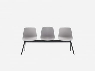 VARYA - Freestanding polypropylene beam seating by Inclass