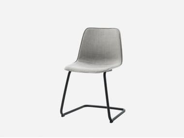 VARYA TAPIZ - Cantilever fabric chair by Inclass