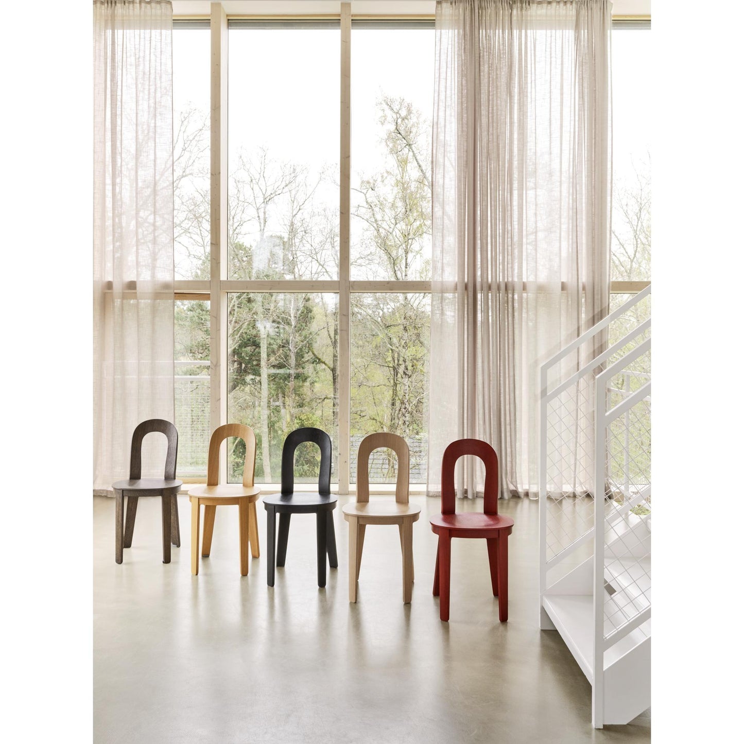 Design House Stockholm Oliva Dining Chair Dark Oak