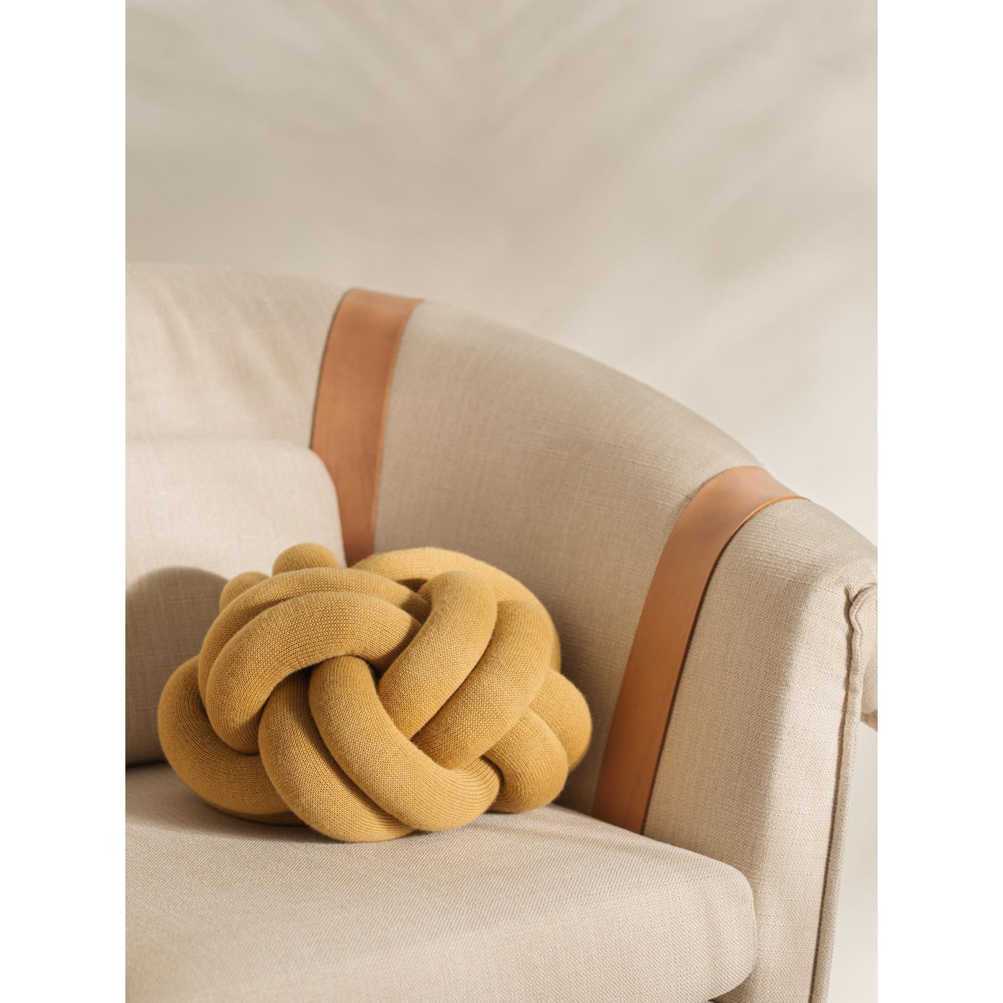 Design House Stockholm Knot Cushion Yellow