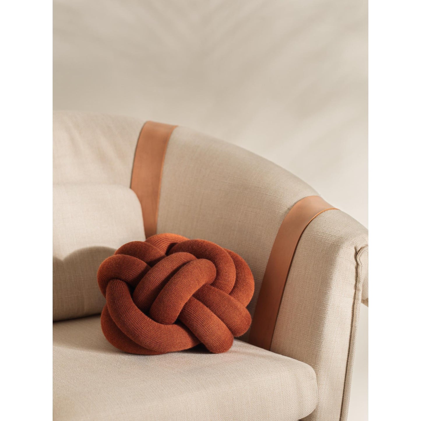 Design House Stockholm Knot Cushion Ocher