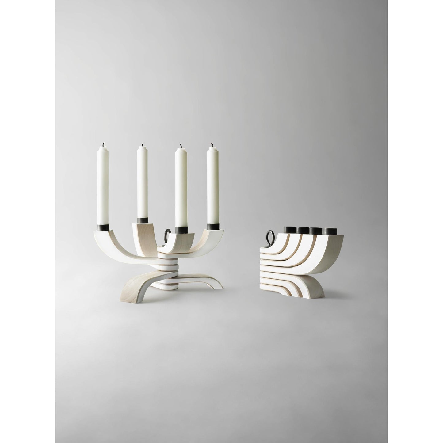 Design House Stockholm Nordic Light 4-Arms Candlestick White