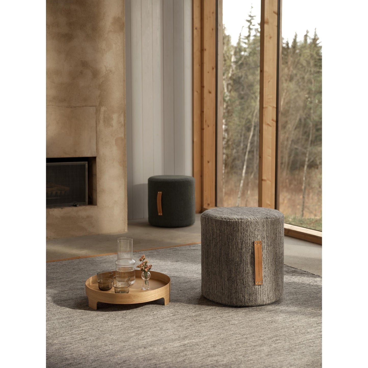 Design House Stockholm Bridge Tray Dark Oak