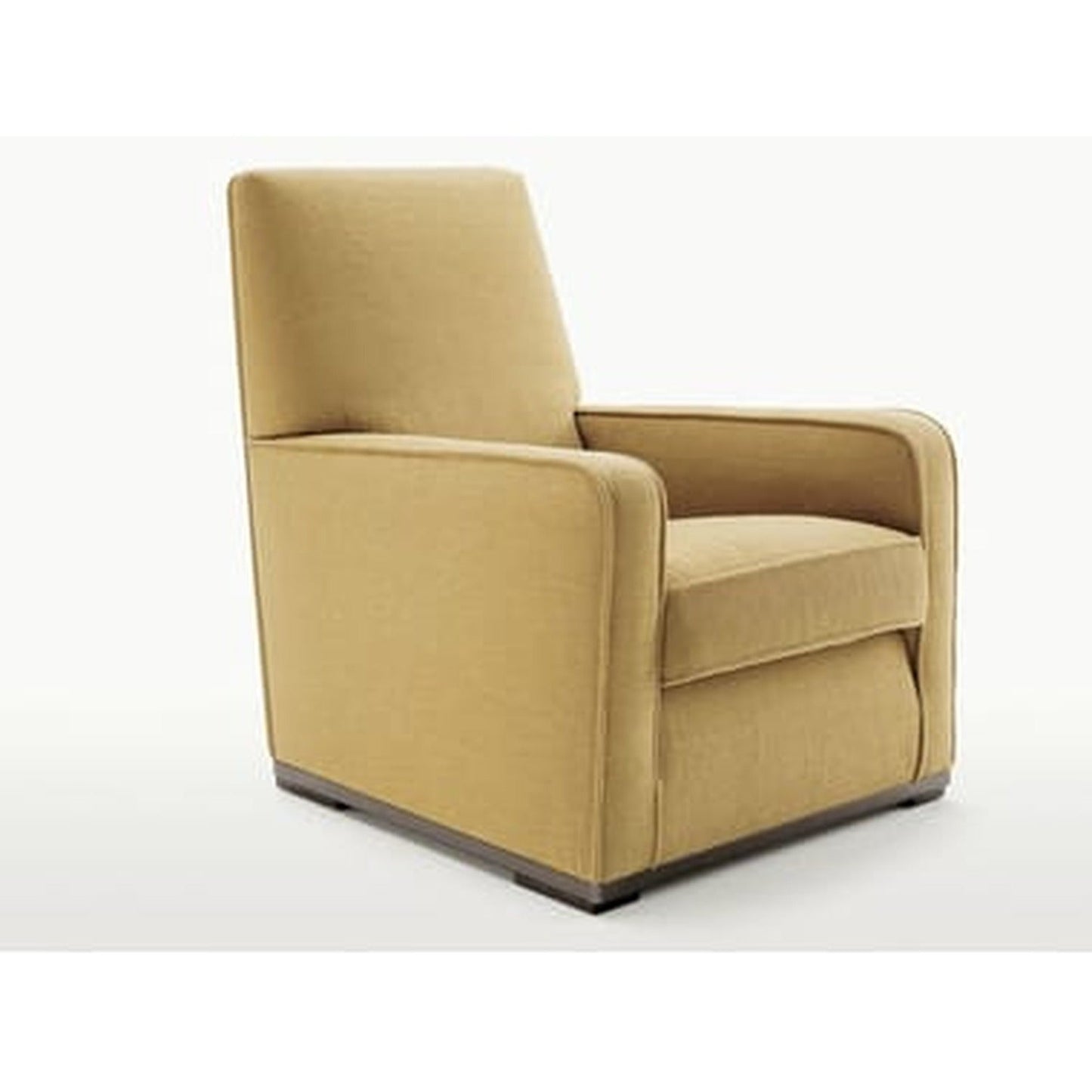 IMPRIMATUR - Upholstered fabric armchair with armrests