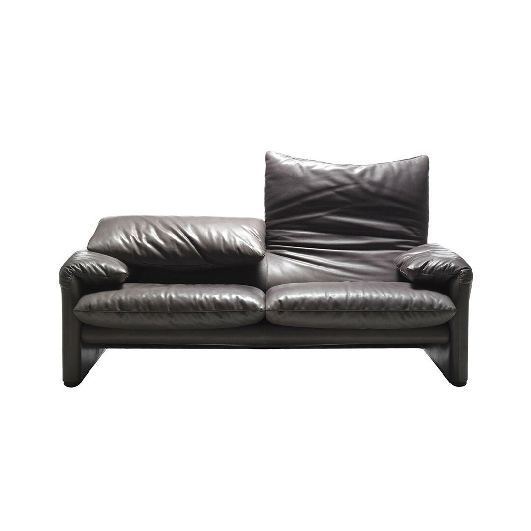 Maralunga 40 - 2-Seater Leather Sofa