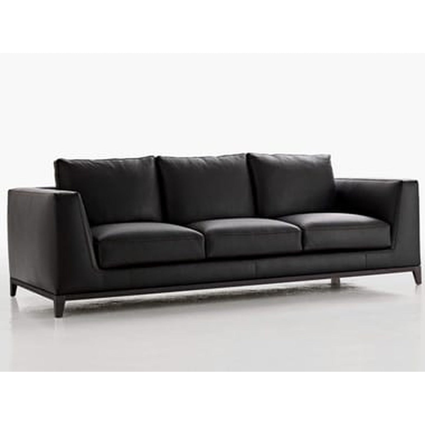 LUTETIA - 3 seater leather sofa
