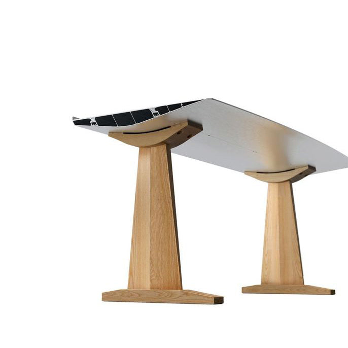 Rectangular wooden writing desk Table B Desk by Bd Barcelona Design