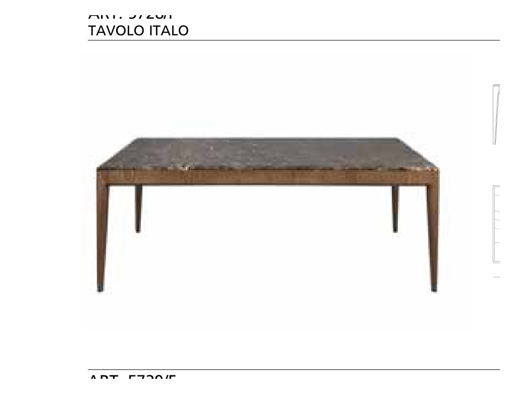 Morelato ITALO 5728F 마블 식탁