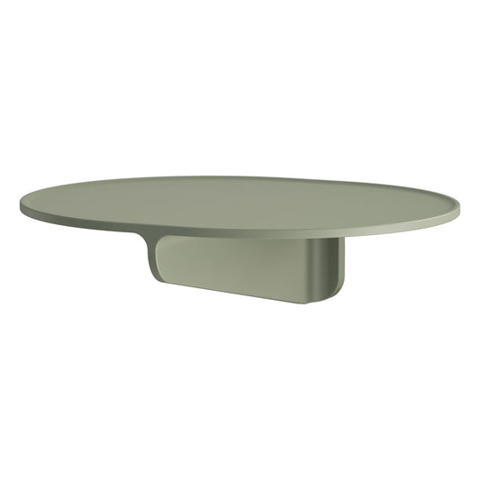 Museum shelf, green