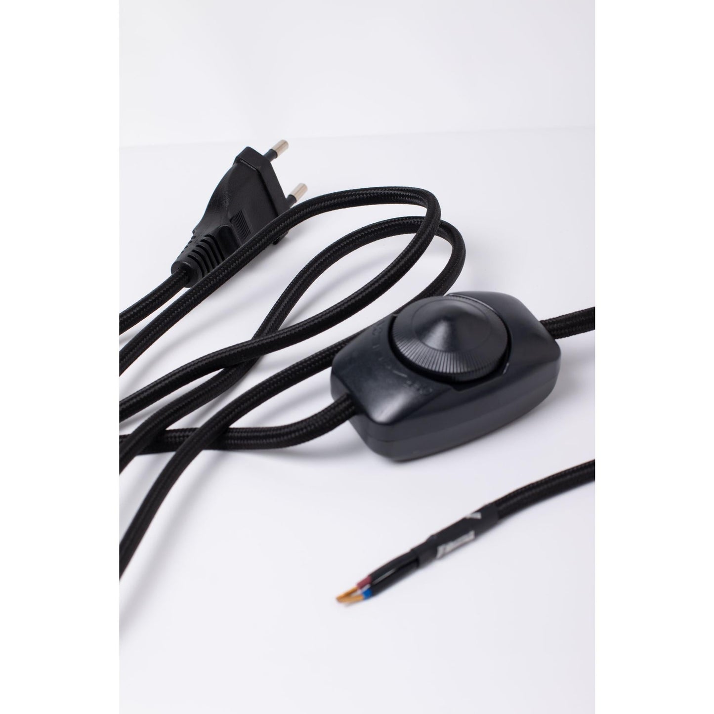 Edgeform Cable Set With Dimmer For Wall Lamp Black