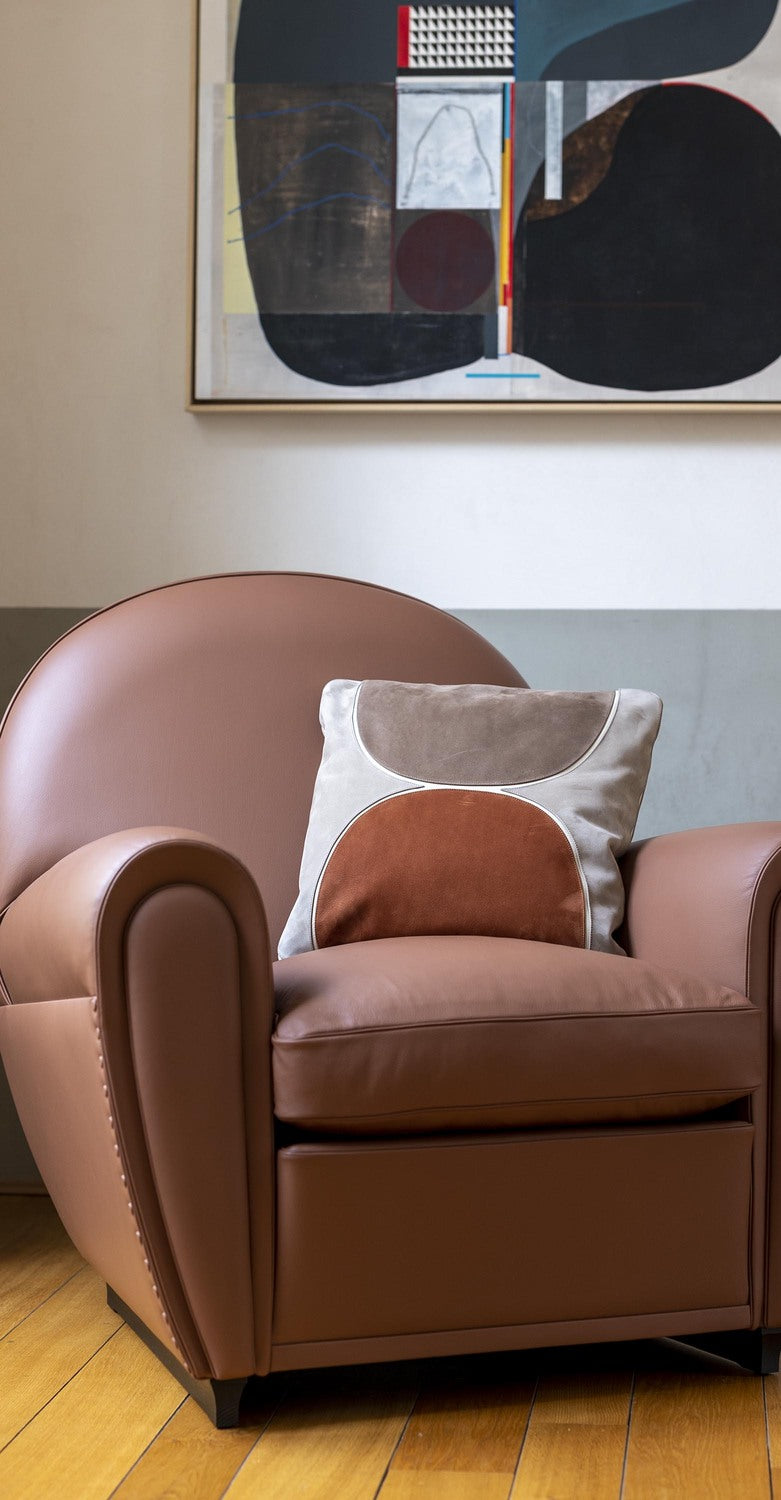 Poltrona Frau Ikiperu Square Leather Cushion