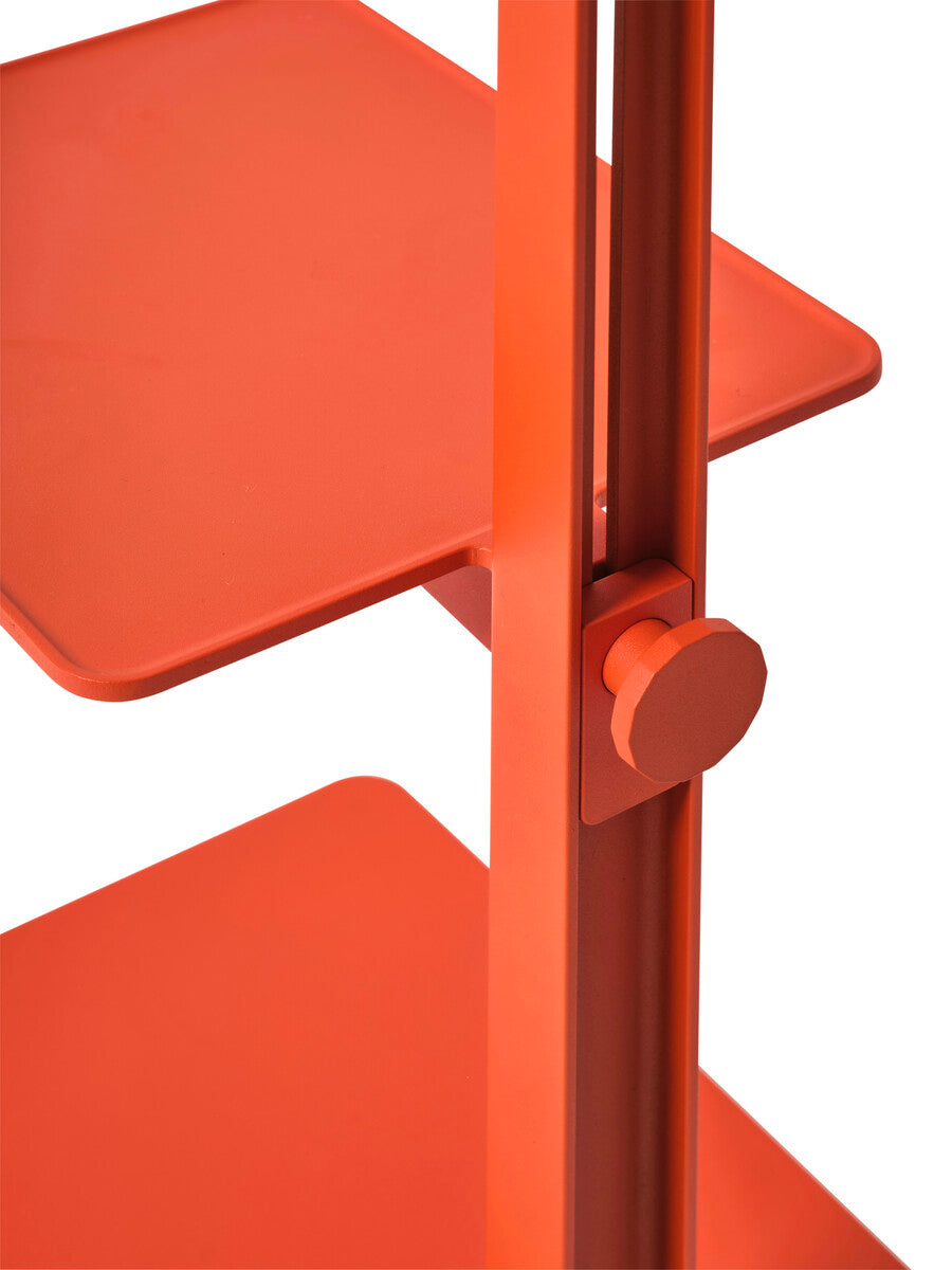 Museum side table, orange