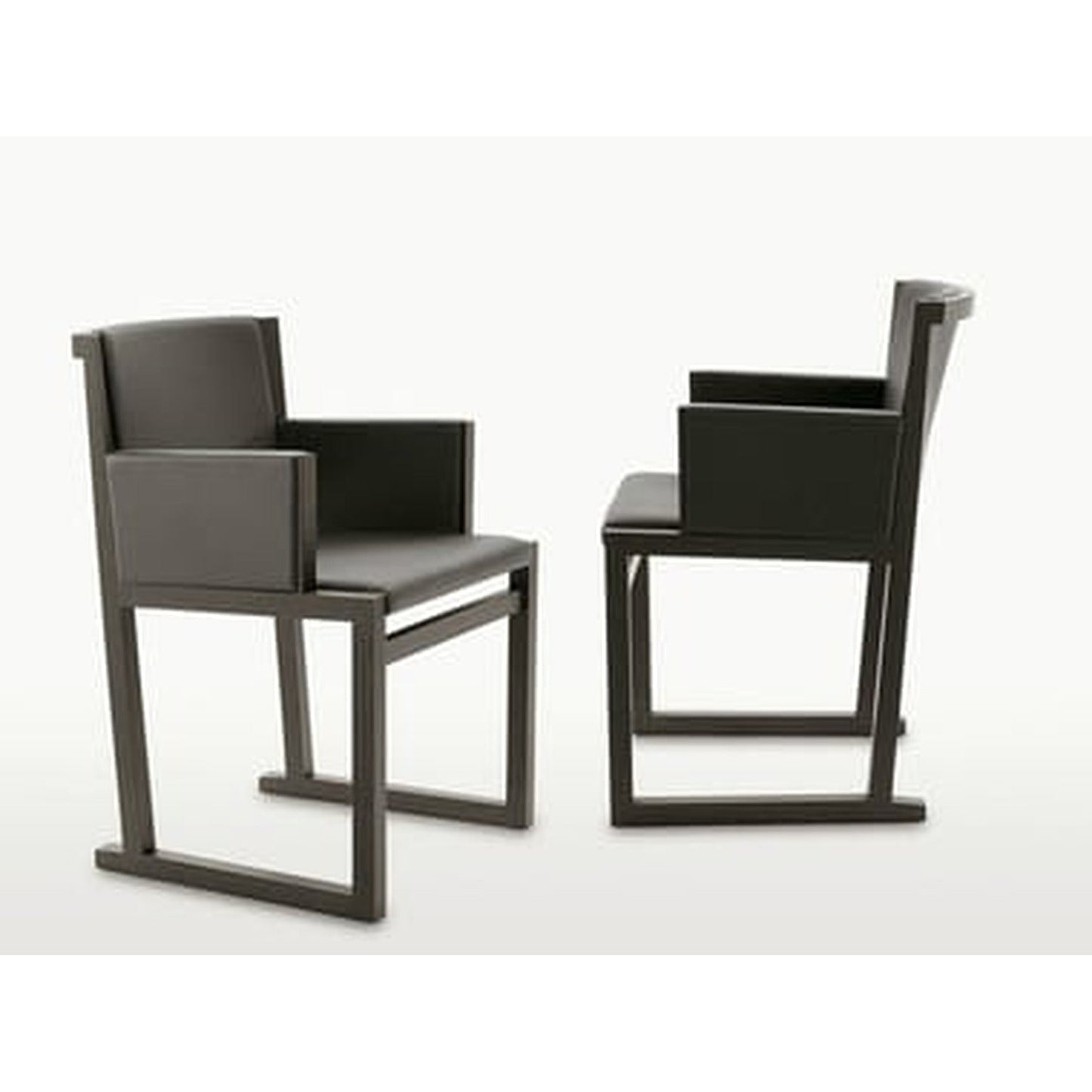 MUSA - Sled Base Oak Armchair