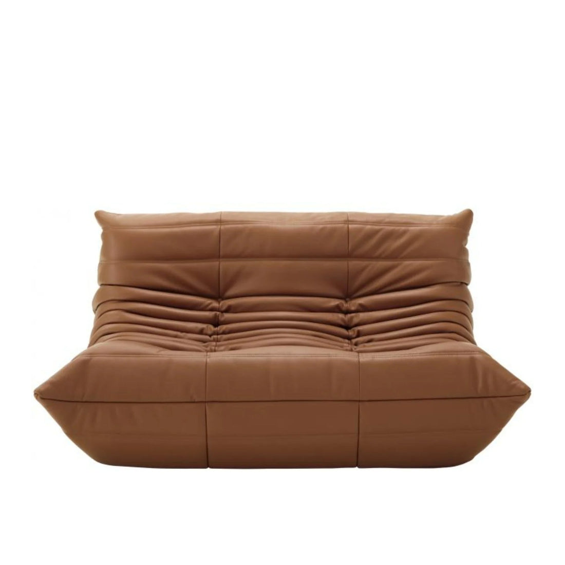 Ligne Roset Togo Small Settee (2-seater, Armless) 'Tona' Version: The Standard for Low and Flexible Sofas Created by All-Foam Structure