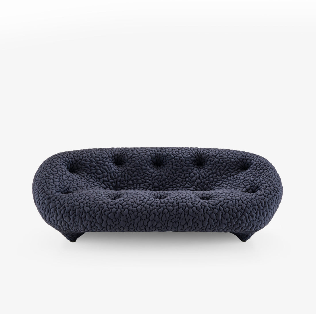 Ligne Roset Ploum Medium Low Back Sofa: 'Room for Posture' Created by Stretch Fabric and Soft Foam