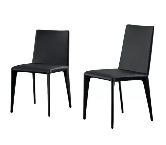 Bonaldo 'FILLY' Upholstered Chair: Italian Dining Silhouette Created by Lightweight Planes and Slim Base