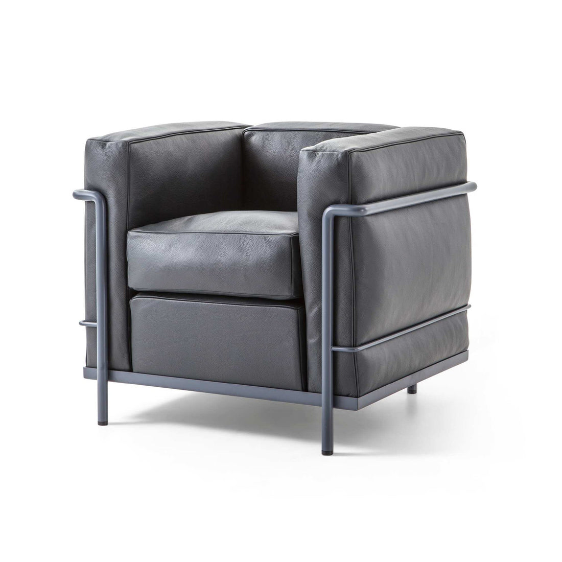 Cassina LC2 Leather Armchair: A Structure That Separates Frame and Cushion to Establish the Standard of 'Grand Confort'
