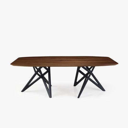 ENNÉA - Rectangular wooden dining table