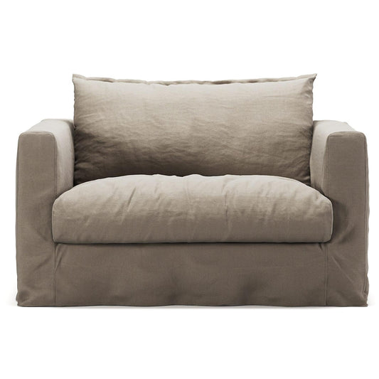 Decotique Le Grand Air Nou Loveseat Armchair Savage Linen