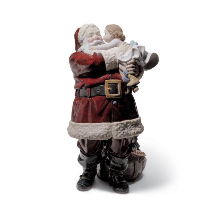 Santa I've Been Good! Figurine by Lladró