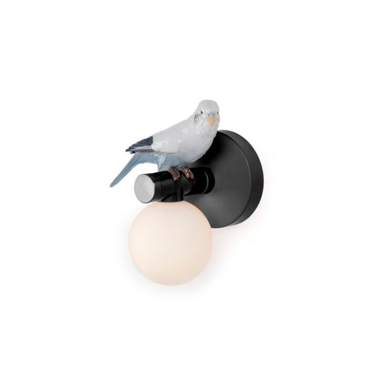 Parrot wall light (right) by Lladró #Black