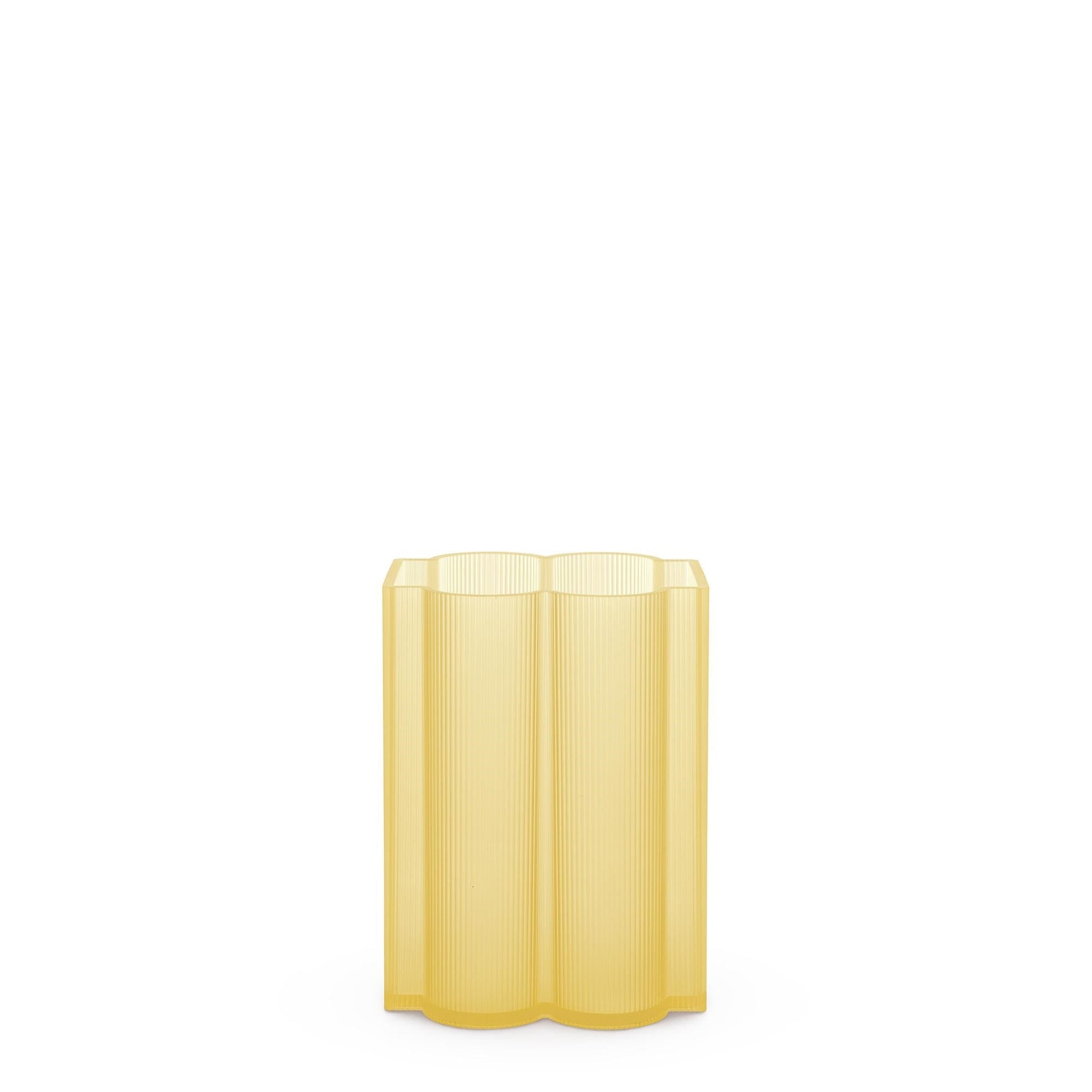 Okra Vase Low by Kartell #Yellow