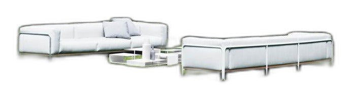 FILO Outdoor - 4 seater sofa with removable cover