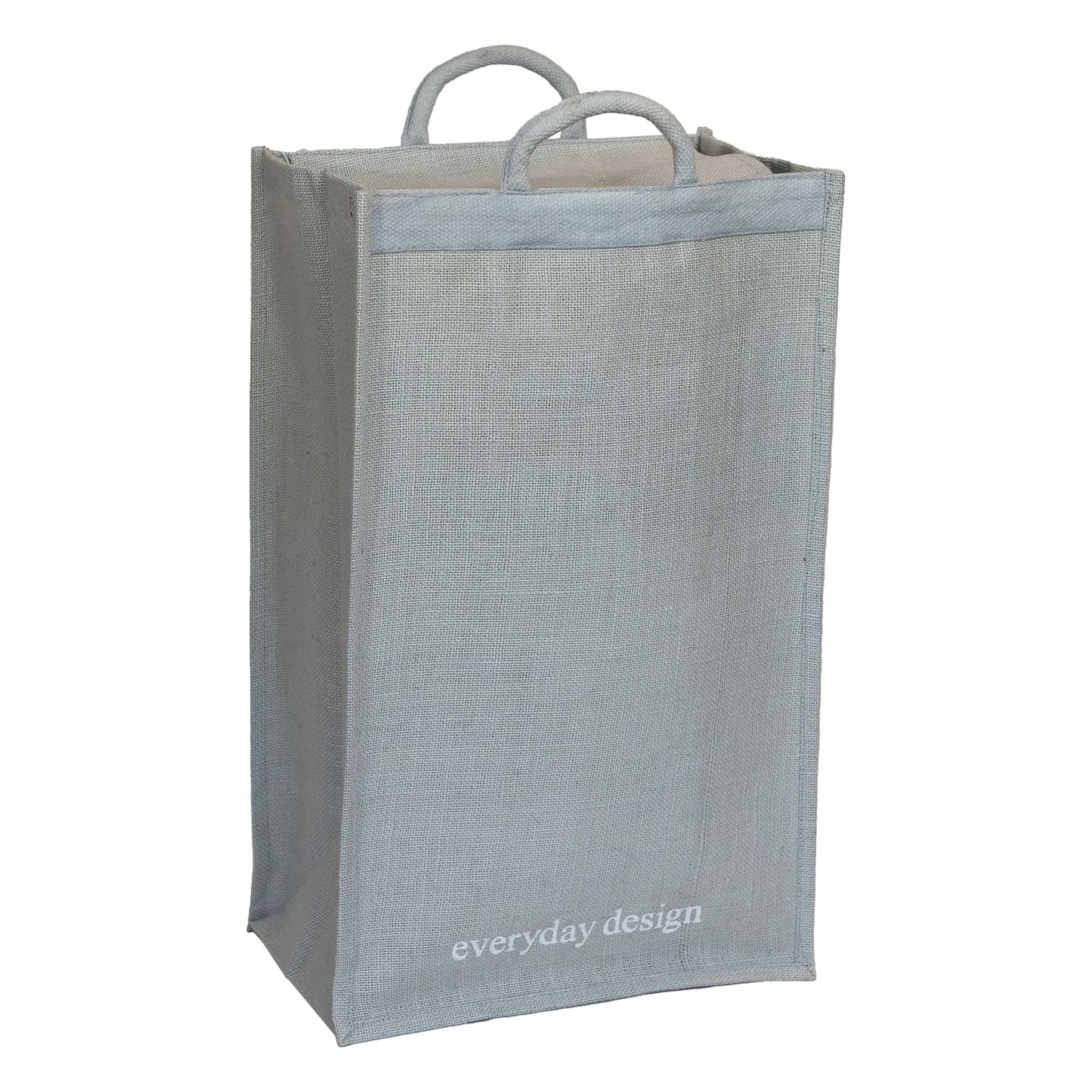 Turku XL jute bag, blue grey