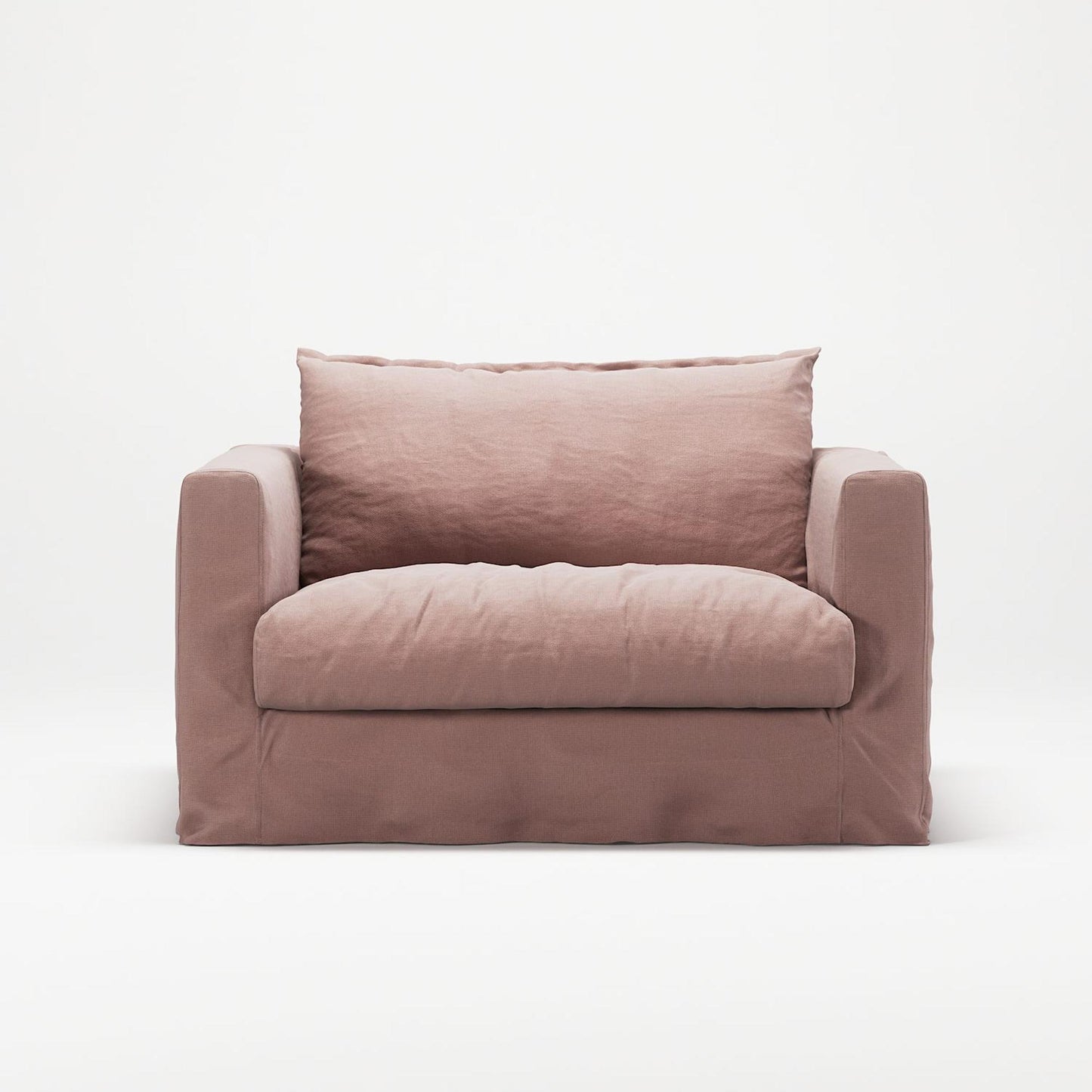 Decotique Le Grand Air Nou Loveseat Armchair Tender Blush