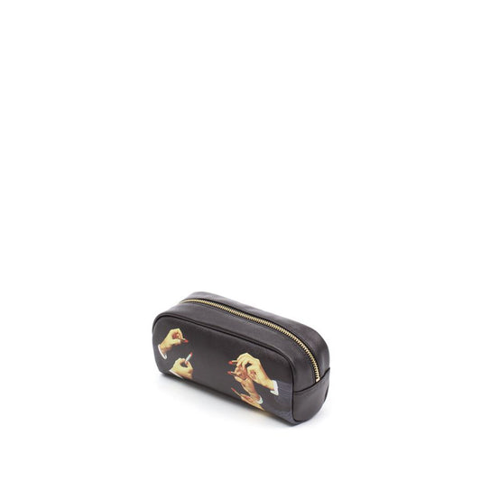 20.5 x 7 x h.9 Polyurethane Case Lipsticks by Seletti #Black