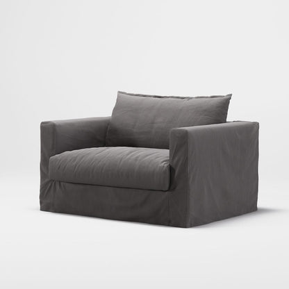 Decotique Le Grand Air Nou Love Seat Armchair Grey