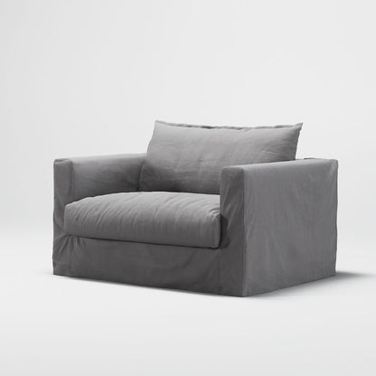 Decotique Le Grand Air Nou Loveseat Armchair Light Grey