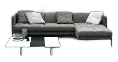 EASY LIPP - Fabric armchair with removable cover with armrests