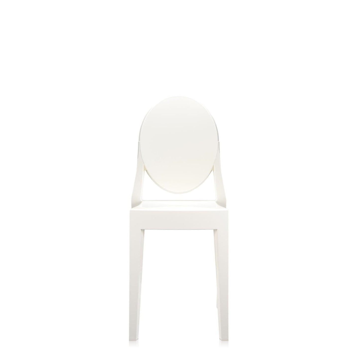 Victoria Ghost Dining Chair by Kartell #Glossy White