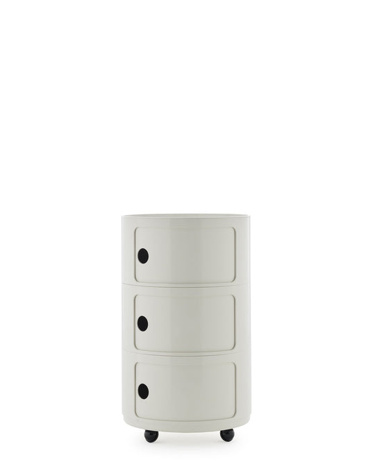 Componibili Big storage unit, 3 modules, white